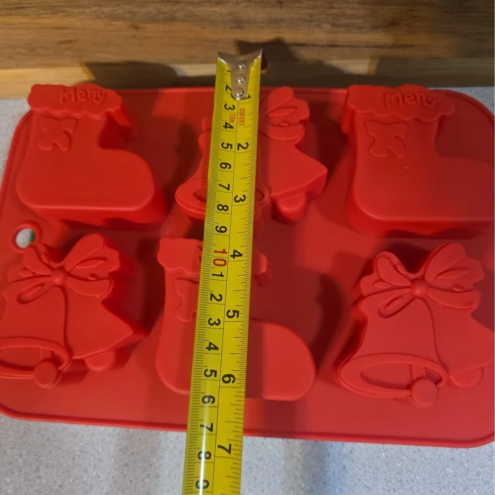 Meijer Christmas Candy Silicone Mold 6.8